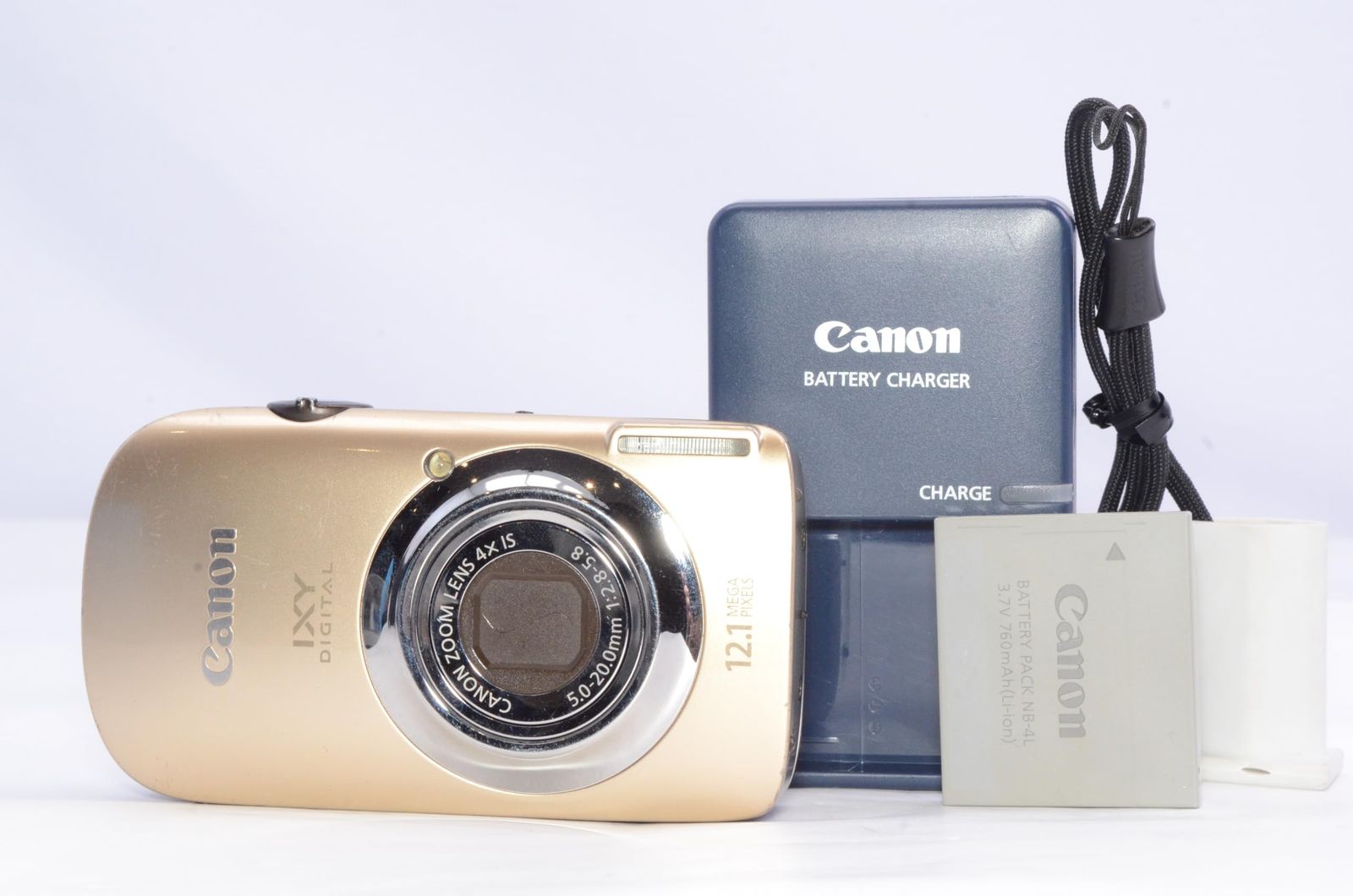 Canon IXY DIGITAL 510 IS ゴールド 動作確認済み 実用良好 付属品あり