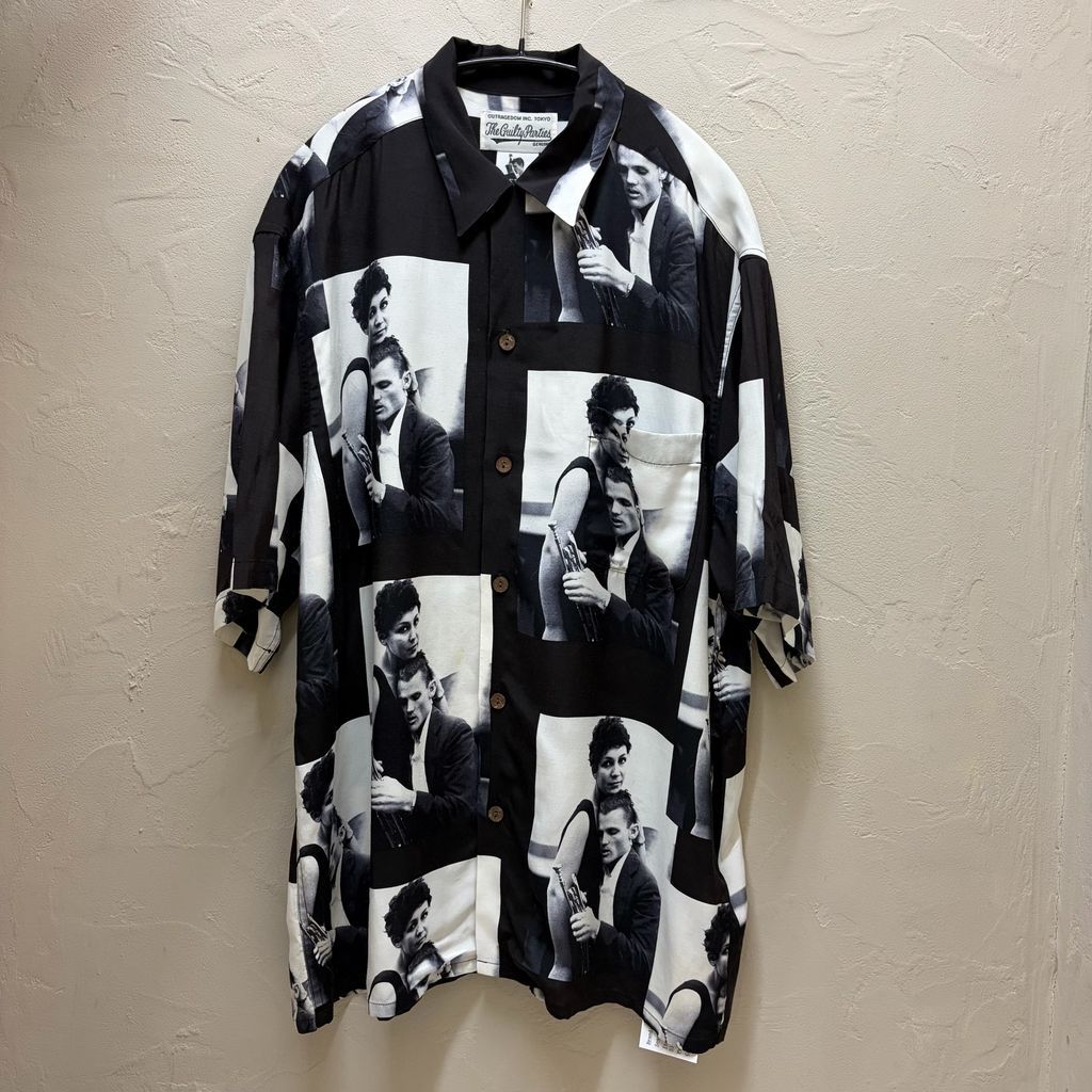 お*ポ様 wackomaria chet baker アロハシャツ　L WACKO MARIA ワコマリア 22SS Chet Baker Hawaiian Shirt アロハシャツ