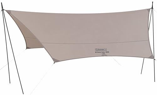 【新品】Coleman(コールマン) タープ XPヘキサタープ/MDX クロスポール 簡単設営 キャンプ アウトドア 組み立て簡単 サイドポール2本付属 オールインワン 耐水圧1500mm PU防水 高さ調節可能 cfa268d5