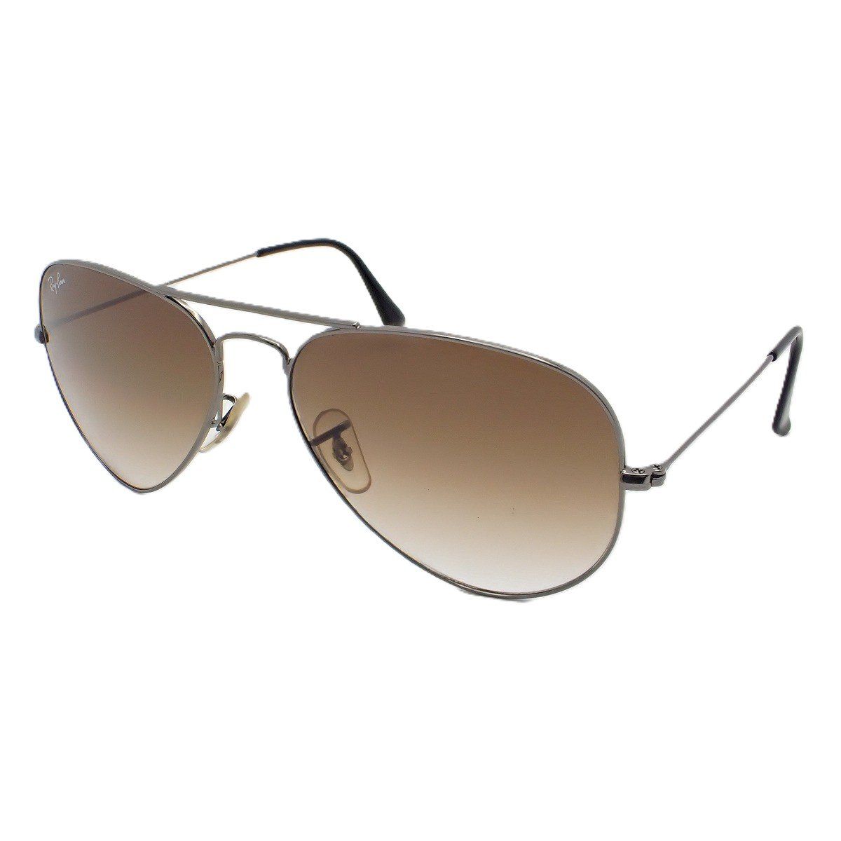 Ray-Ban レイバン アビエーター ラージメタル サングラス RB3025 ブラック系 ブラウン系グラデーションレンズ【いおき質店】