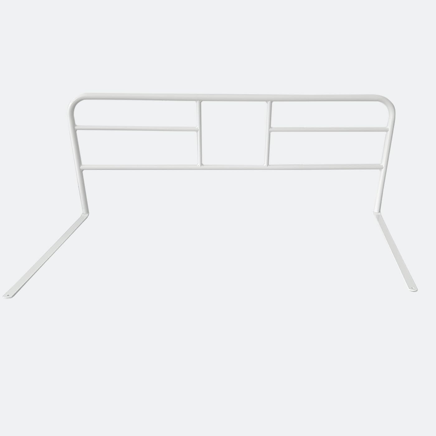 ベッドガード 大人布団落ち 約 96×37×49.5cm 長さ・高さをアップグレード& 転落防止高耐久スチール マットレス差し込み式 多ベッド対応 シンプルホワイト 睡眠セーフティツールkoe ec7fa0df