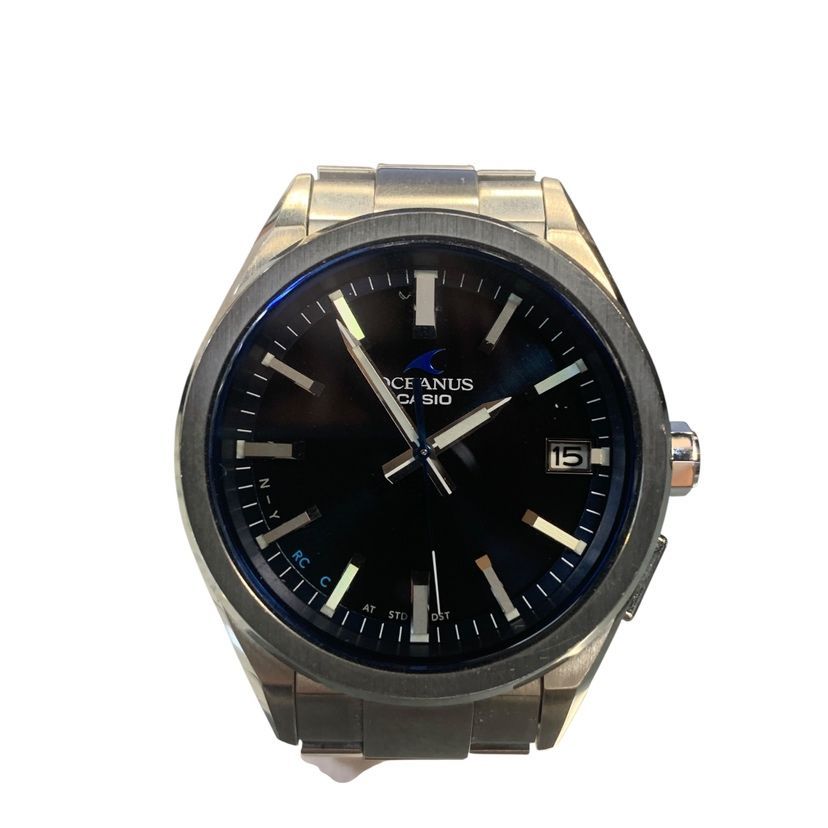 ♪4308 OCEANUS 3 hands model OCW-T200S-1AJF CASIO カシオ オシアナス ソーラー電波 中古 動作品