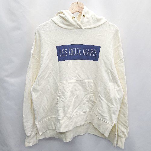 ◇ B:MING by BEAMS ビーミングバイビームス 長袖 パーカー サイズ表記なし ホワイト系 レディース E 【1407180050884】