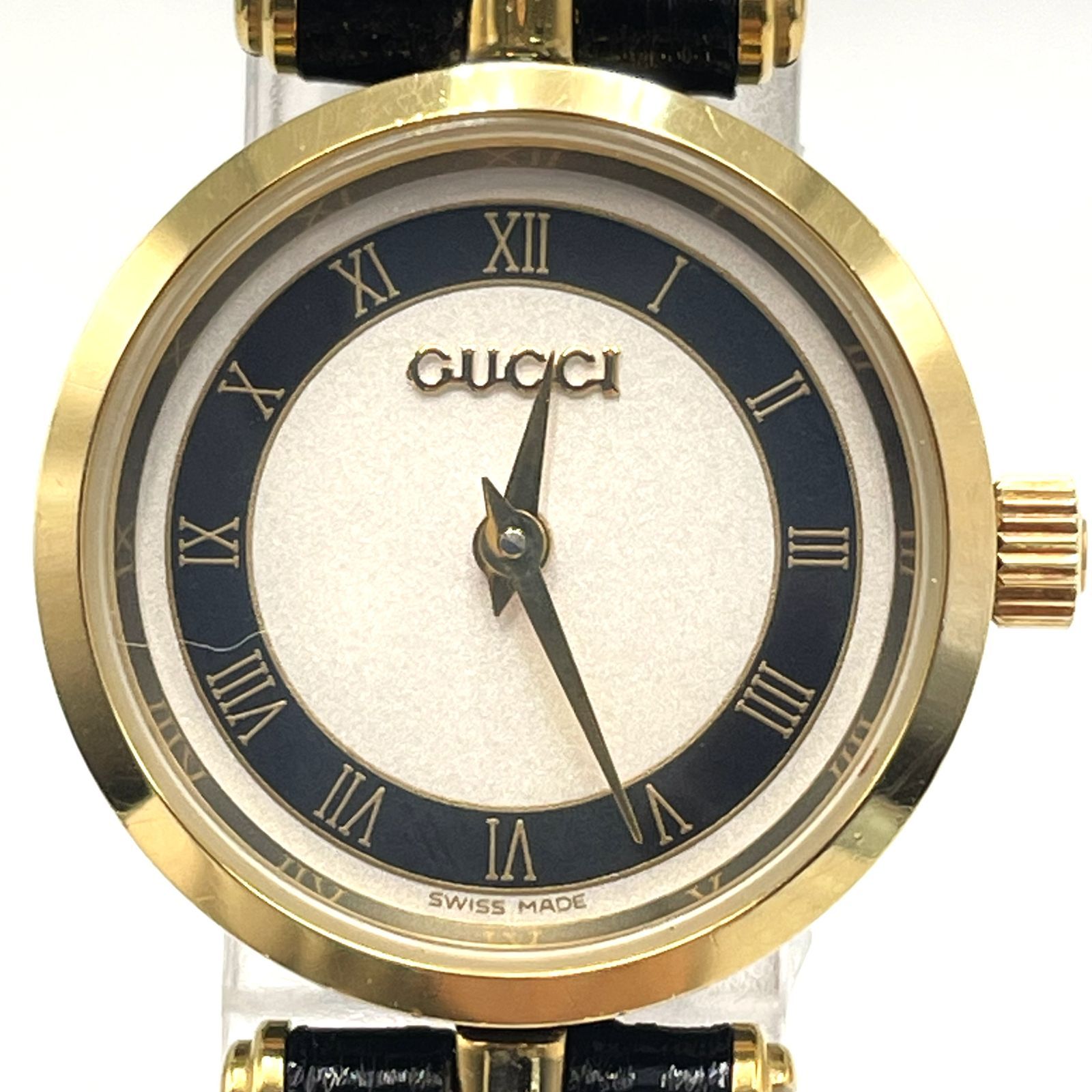 大人の手元に馴染むGUCCIレディース時計】グッチ シェリーライン 2040L