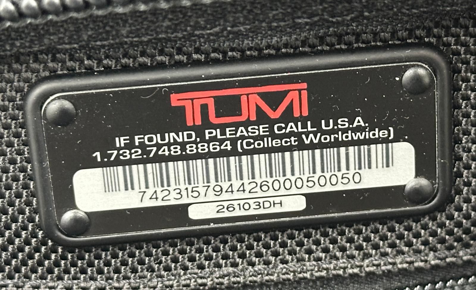 中古品】TUMI トゥミ キャリーケース 26103DH ビジネスキャリー