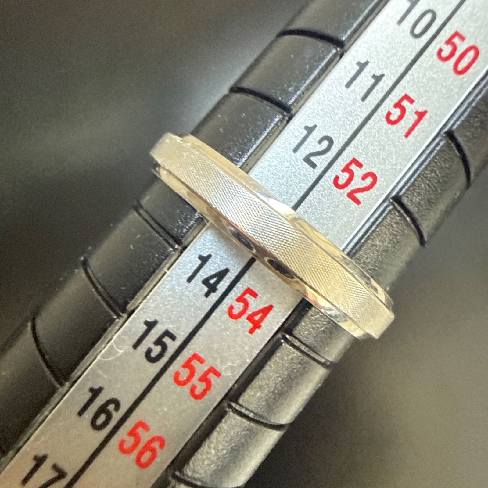 PT850デザインリング2.7g #13 ユニセックス シンプル 地金 身につける 