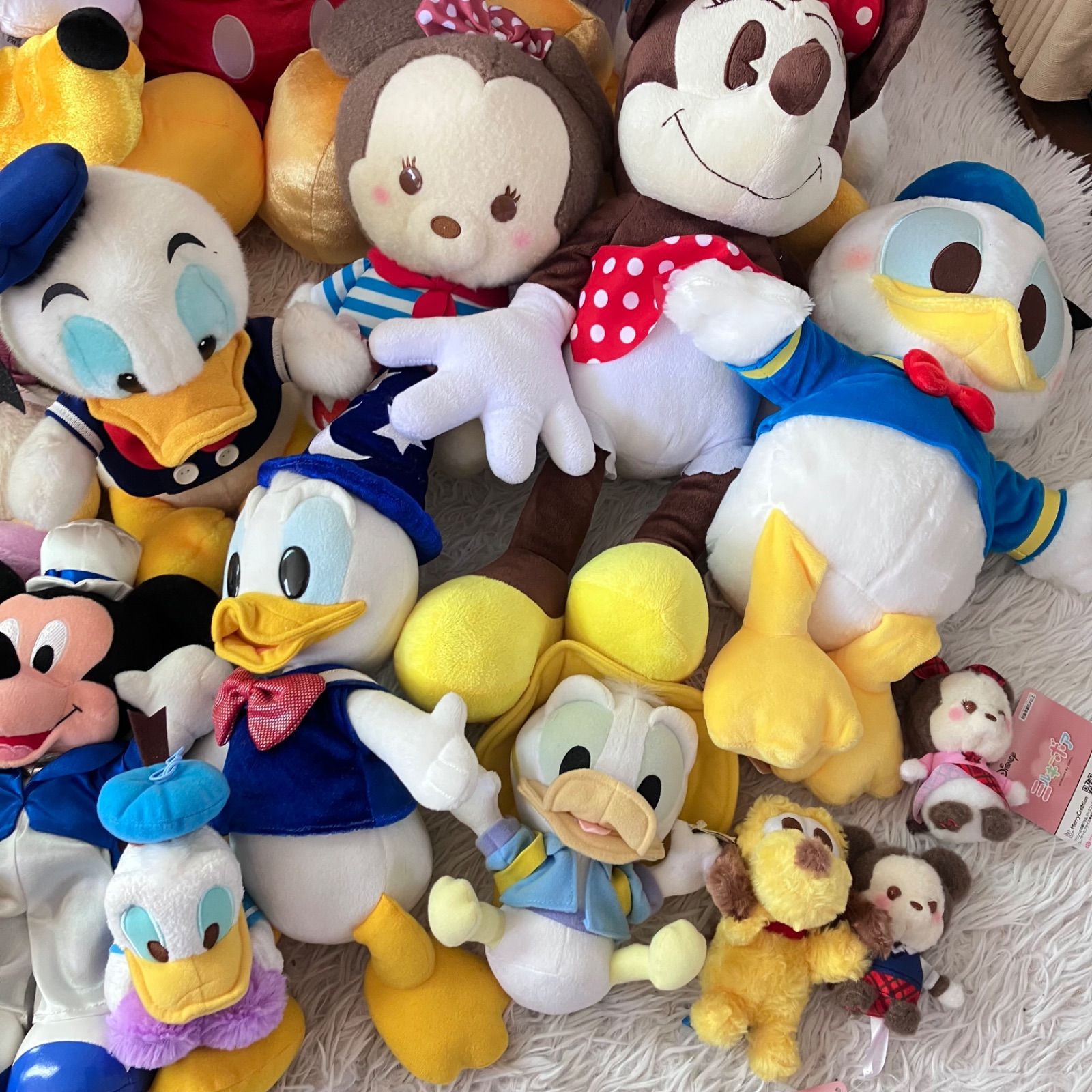ディズニー ぬいぐるみ ミッキー ドナルド ミニー デイジー プルート