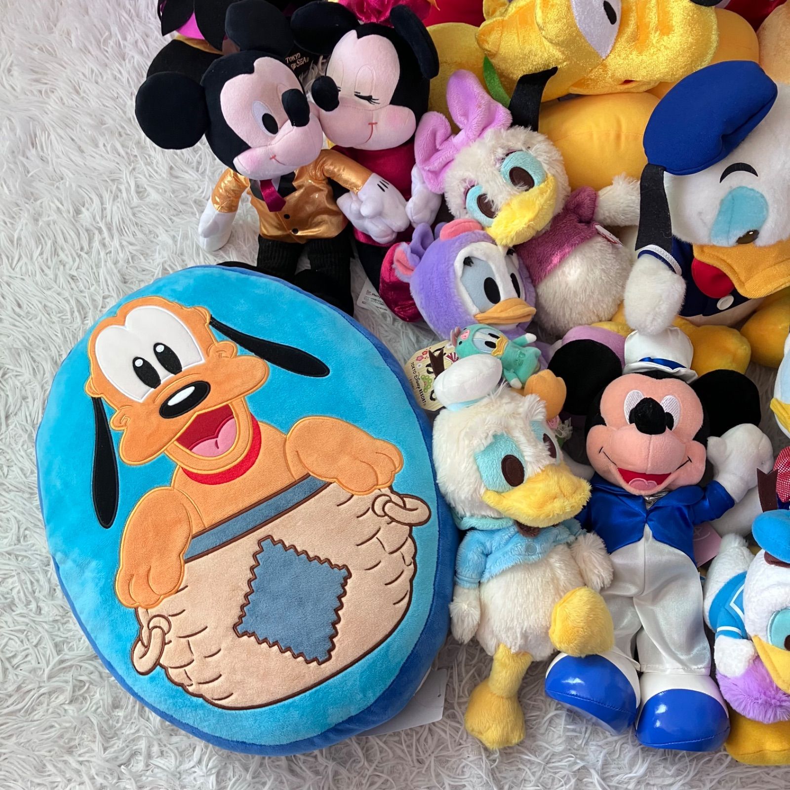 ディズニー ぬいぐるみ ミッキー ドナルド ミニー デイジー プルート
