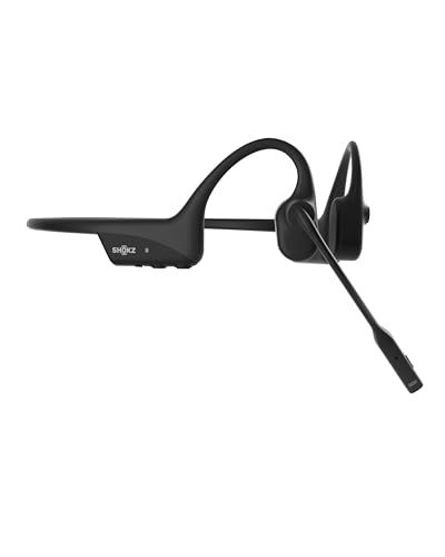 Shokz (ショックス) OpenComm2 2025 Upgrade ビジネスイヤホン 骨伝導 ワイヤレス bluetooth5.1 オープンイヤーヘッドホン 耳を塞がない 自動ペアリングヘッドフォン マイク付き 技適認証済み ノイズキャ 994f2e15
