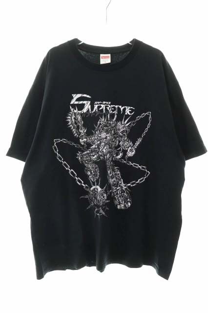 シュプリーム SUPREME 21AW SPIKES TEE BLACK XL スパイク Tシャツ 半袖 ブラック 黒 【ブランド古着ベクトル】【中古】☆AA★260513