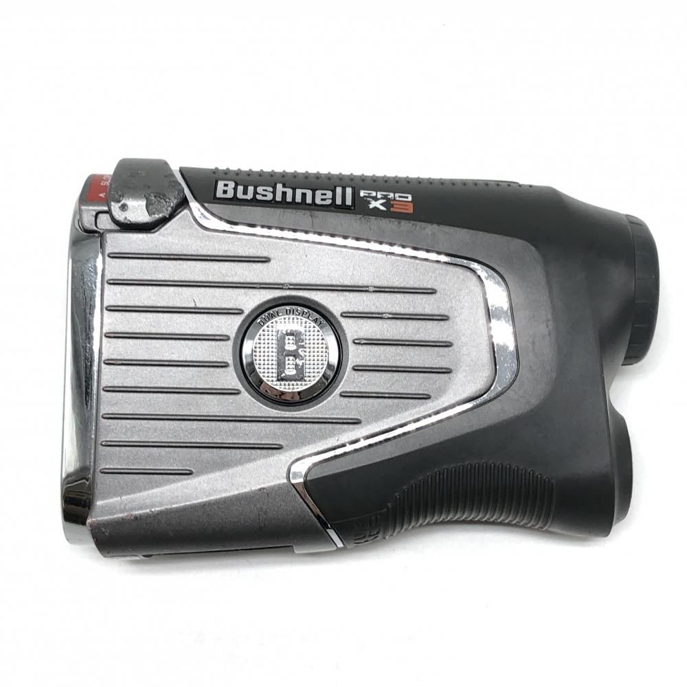 ブッシュネル レーザー飛距離計 グレー PRO X3 ケース付 通電確認済み ゴルフ Bushnell
