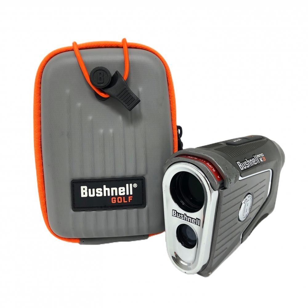 ブッシュネル レーザー飛距離計 グレー PRO X3 ケース付 通電確認済み ゴルフ Bushnell
