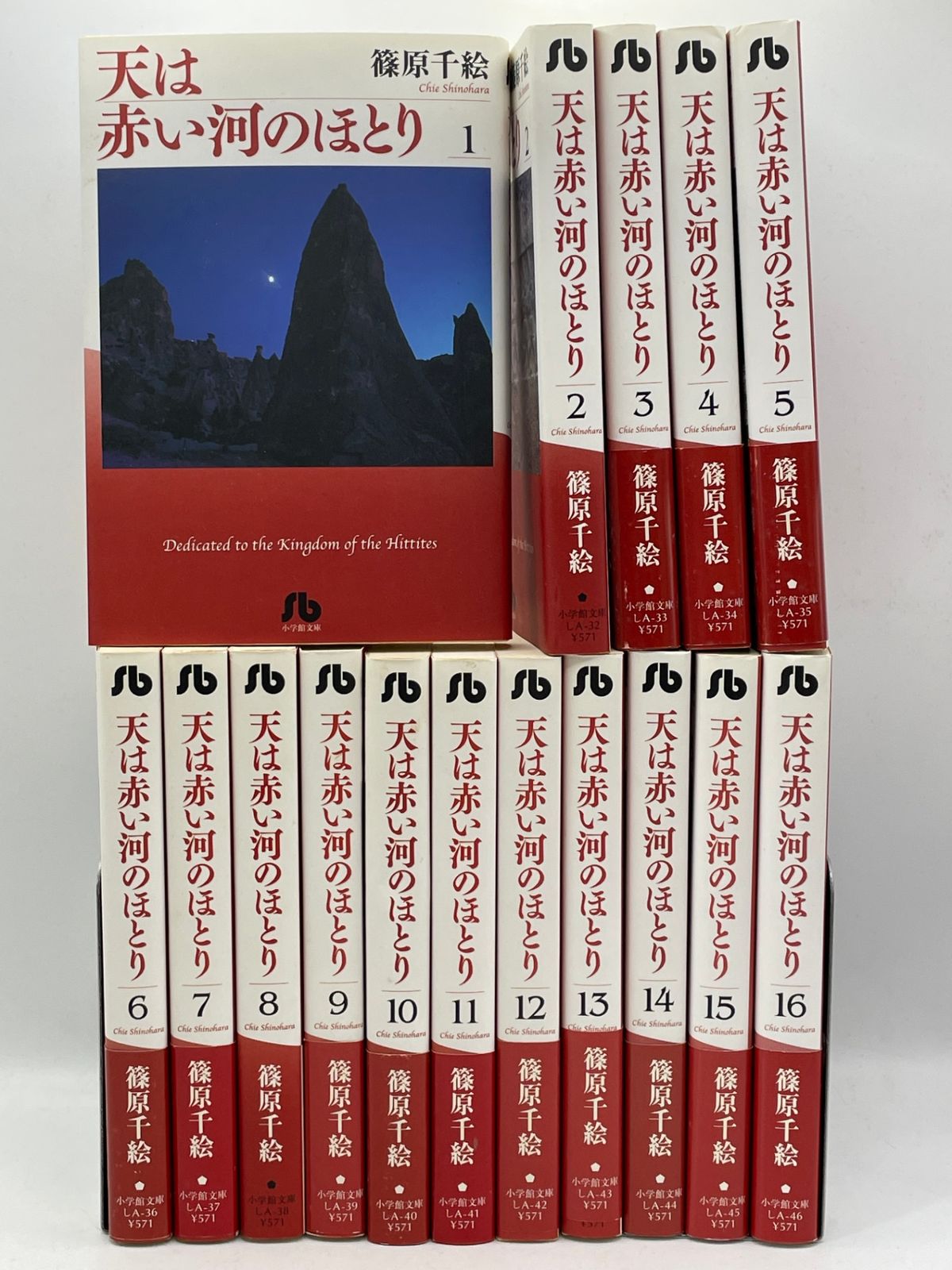 完結セット】 天は赤い河のほとり 全16巻 篠原 千絵 小学館文庫