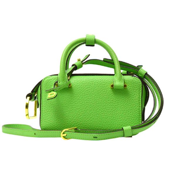 デルヴォー バッグ レディース クールボックス ナノ ソフトグレインレザー アロエ Delvaux AA0567AQY 中古
