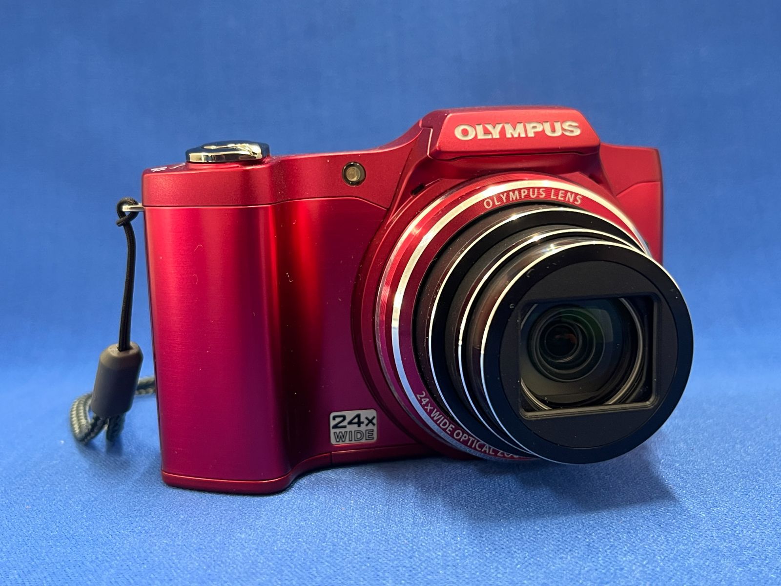 ・OLYMPUS オリンパス SZ-14 デジタルカメラ デジカメ レッド 14メガピクセル　【/A262】