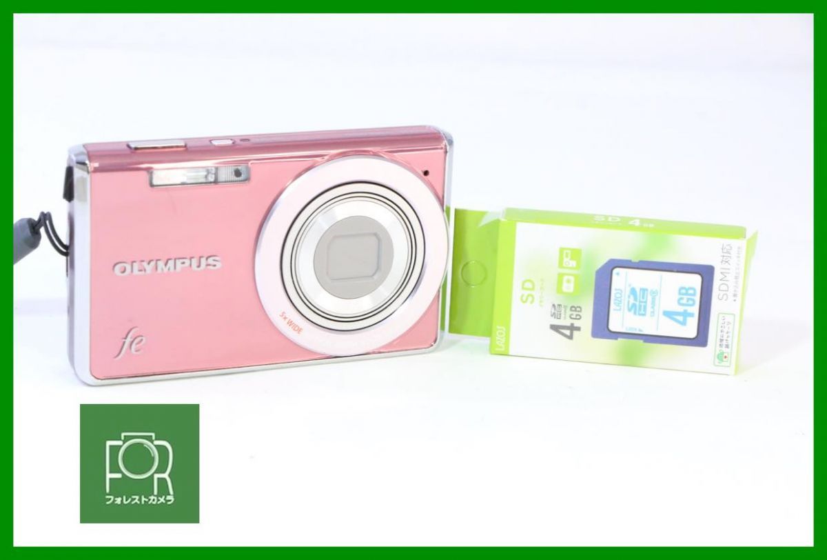 OLYMPUS FE-5030 コンパクトデジタルカメラ ピンク 動作品 Yahoo