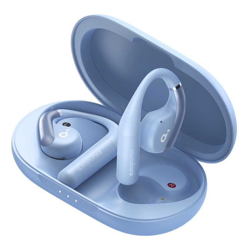 【新品未使用】【未開梱】アンカー Anker Japan フルワイヤレスイヤホン Soundcore AeroFit グレイッシュブルー A3872NG1