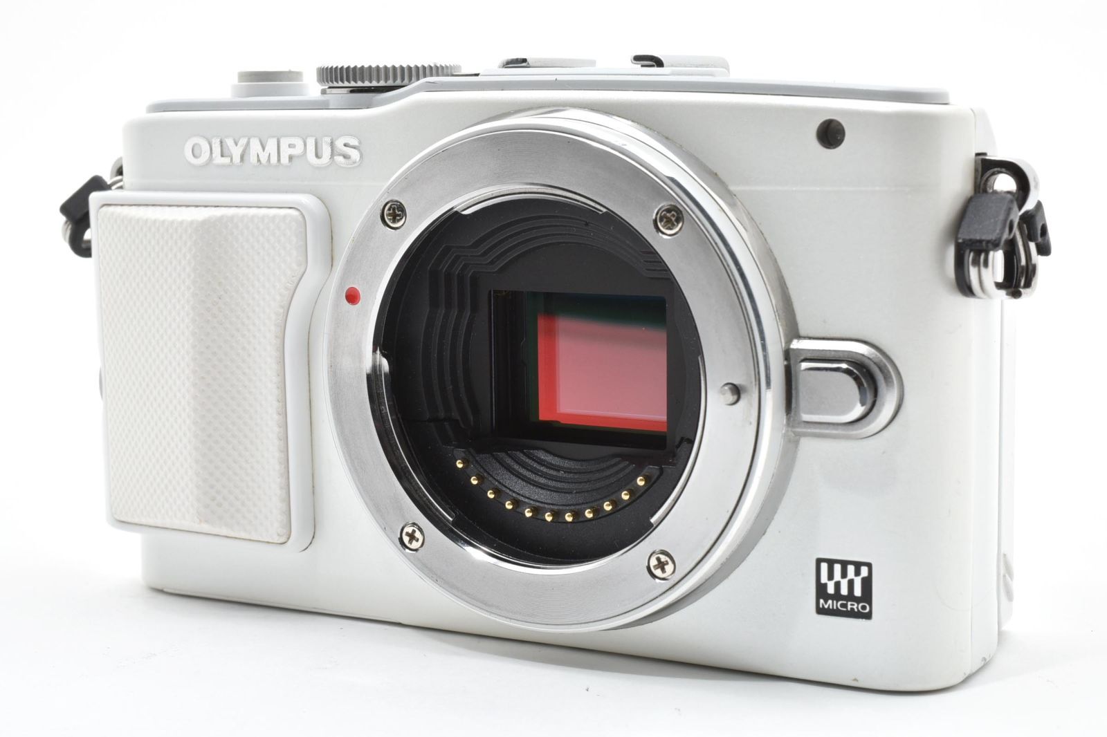 ★通電OK★オリンパス OLYMPUS PEN Lite E-PL6 ホワイト ボディ ミラーレス ジャンク #BD012/8655 ★