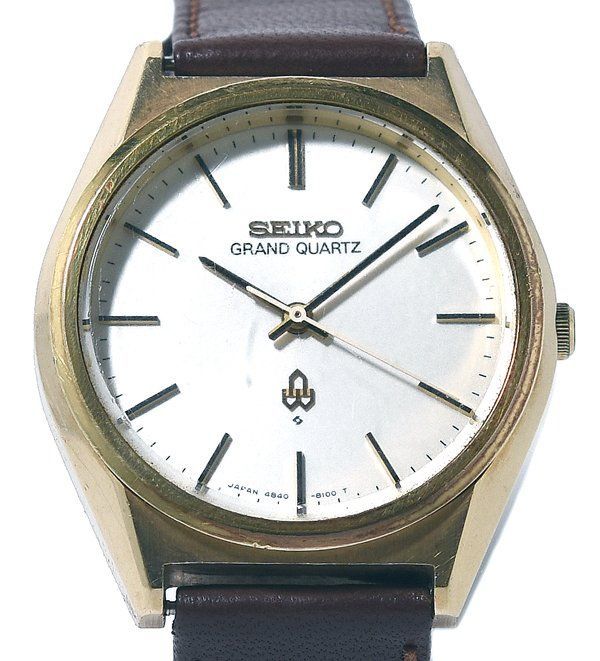 SEIKO セイコー Grand Seiko グランドセイコー 4840-8110 CAP GOLD キャップゴールド クオーツ メンズ 不動品