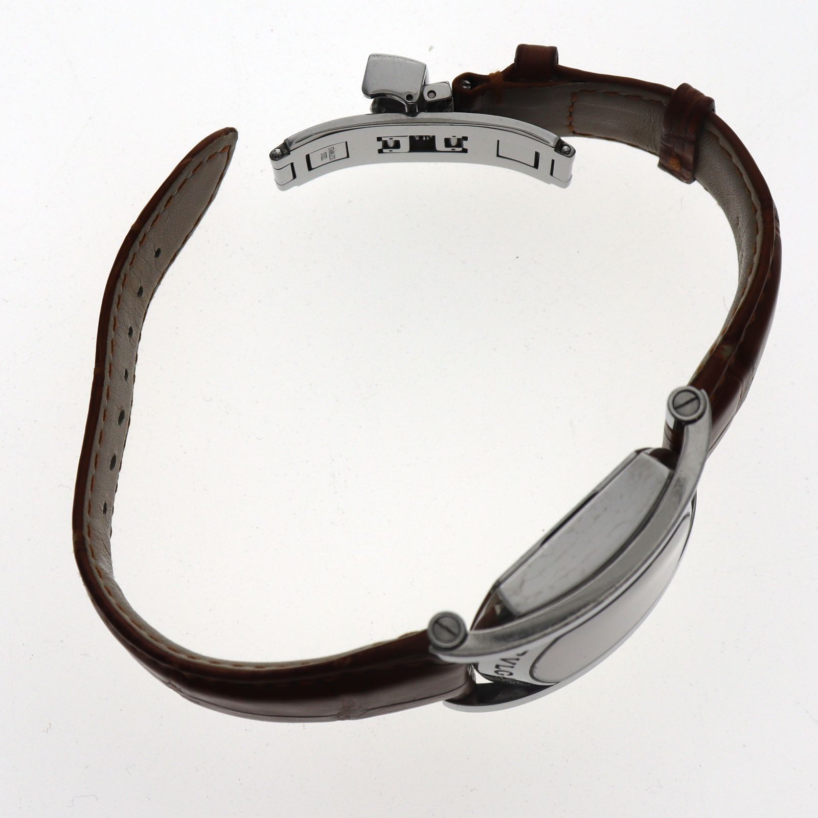 美品】BVLGARI アショーマ AA44S 自動巻き メンズ 腕時計 純正レザー 
