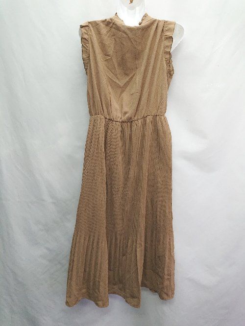 ◇ ⊂ OLIVE des OLIVE オリーブ デ オリーブ - ロング丈 ワンピース サイズM ブラウン レディース E 【1409240023647】 ◇ ⊂ OLIVE des OLIVE オリーブ デ オリーブ - ロング丈 ワンピース サイズM ブラウン レディース E 【1409240023647】