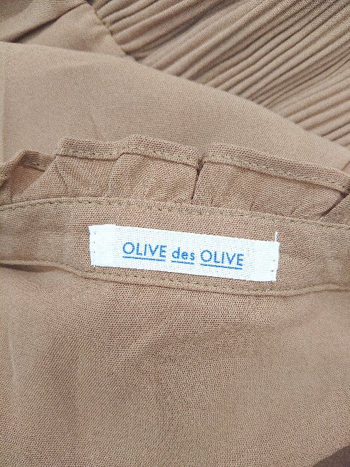 ◇ ⊂ OLIVE des OLIVE オリーブ デ オリーブ - ロング丈 ワンピース サイズM ブラウン レディース E 【1409240023647】 ◇ ⊂ OLIVE des OLIVE オリーブ デ オリーブ - ロング丈 ワンピース サイズM ブラウン レディース E 【1409240023647】