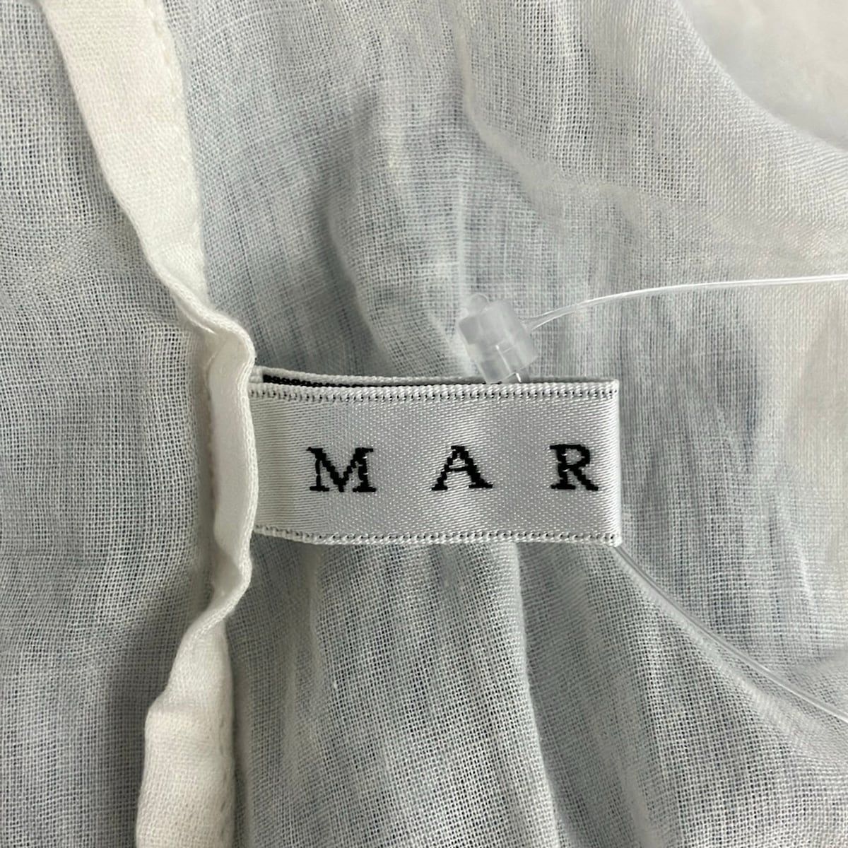 MARIHA(マリハ) ロングスカート レディース美品 - ブルー×白 マキシ丈/ストライプ
