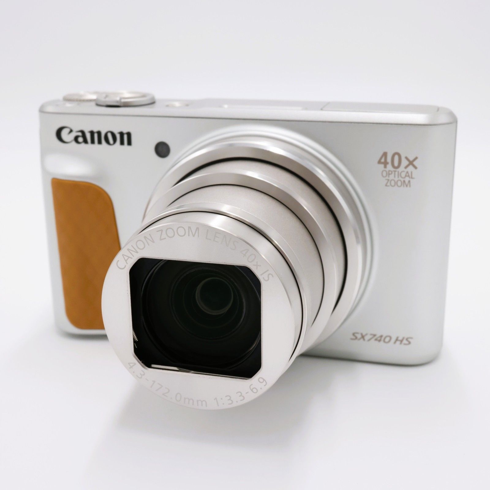 |中古-美品| Canon PowerShot SX740 HS シルバー | Serial#:901088000994 コンパクトデジタルカメラ| 動作確認済