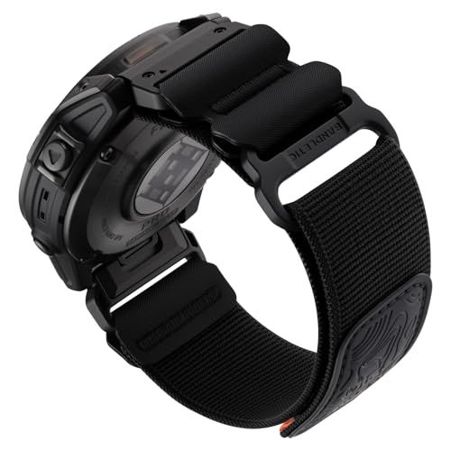 [Bandletic] ガーミン ベルト-QuickFit 22mm 強化ナイロン製 軽量 柔軟 Fenix 8 47mm/8 Pro/7/Forerunner 970/965/955/945 Approach S70 47mm/S62/S6 5e204bf4