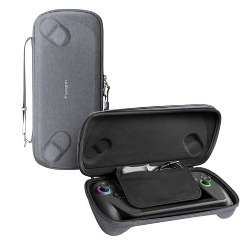 Spigen 7インチ対応 ポータブル ゲーミングPC 収納ケース ROG Xbox Ally / Xbox Ally X / MSI Claw A1M / 7AI+ 保護ケース キャリングポーチ ストラップ付き クラスデン AGP09835 b073d6c7