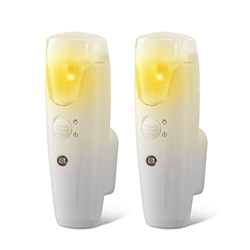 緊急LED懐中電灯、3-in-1充電式停電ライト、緊急事態用照明センサー常夜灯家庭用、多機能ポータブル自動ハンドヘルドライト、2パック 国内発送 d51275bd