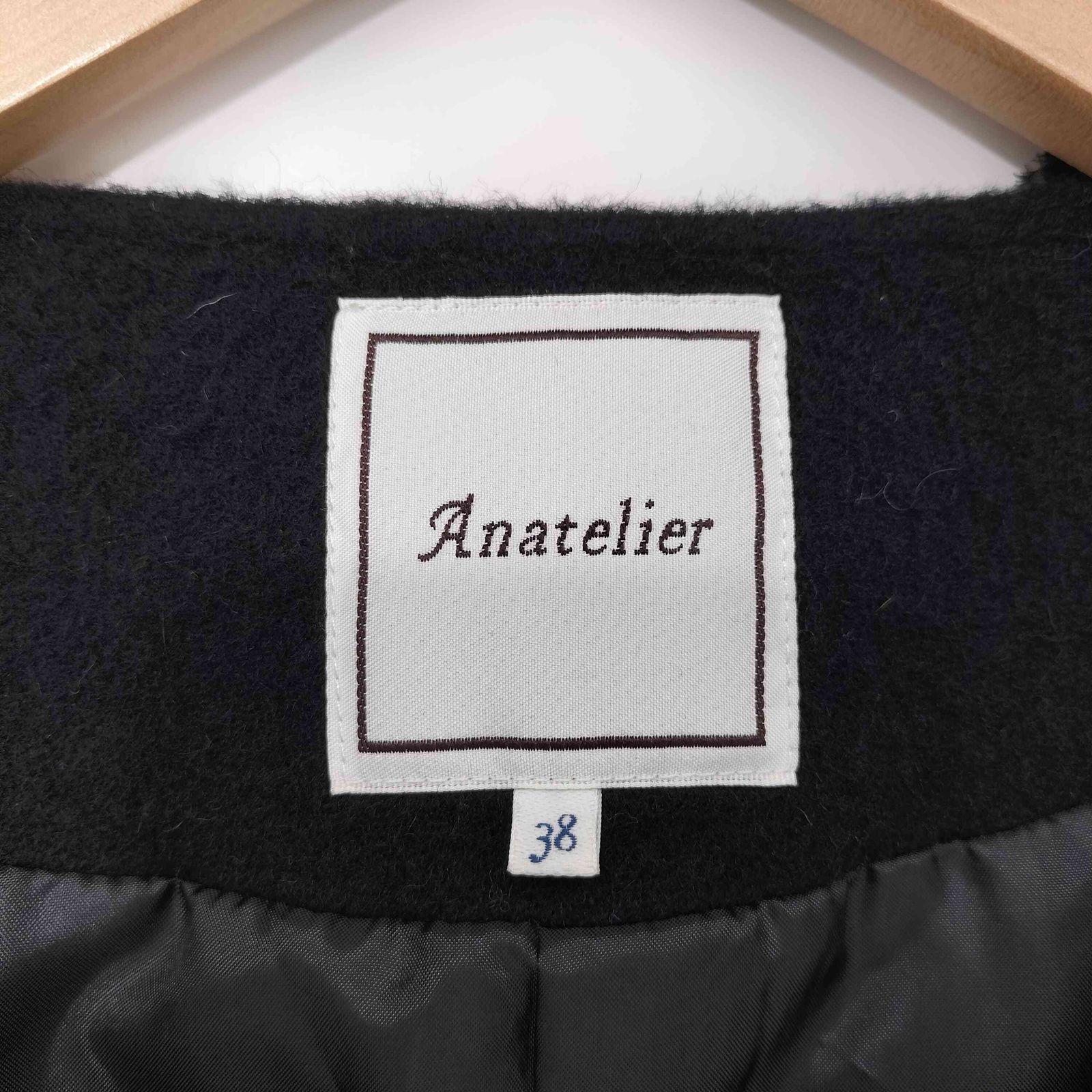 anatelier - 【未使用】アナトリエ　フリルジャケット アナトリエ anatelier ノーカラーフリル フラワーボタンジャケット