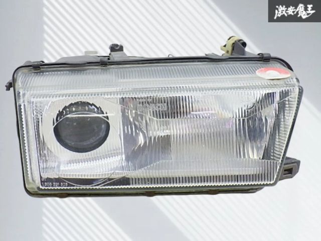 【レンズ綺麗！】アルファロメオ 純正 ZAR167 155 ハロゲン ヘッドライト ヘッドランプ レンズ ガラス 右 右側 運転席側 BOSCH 即納 棚
