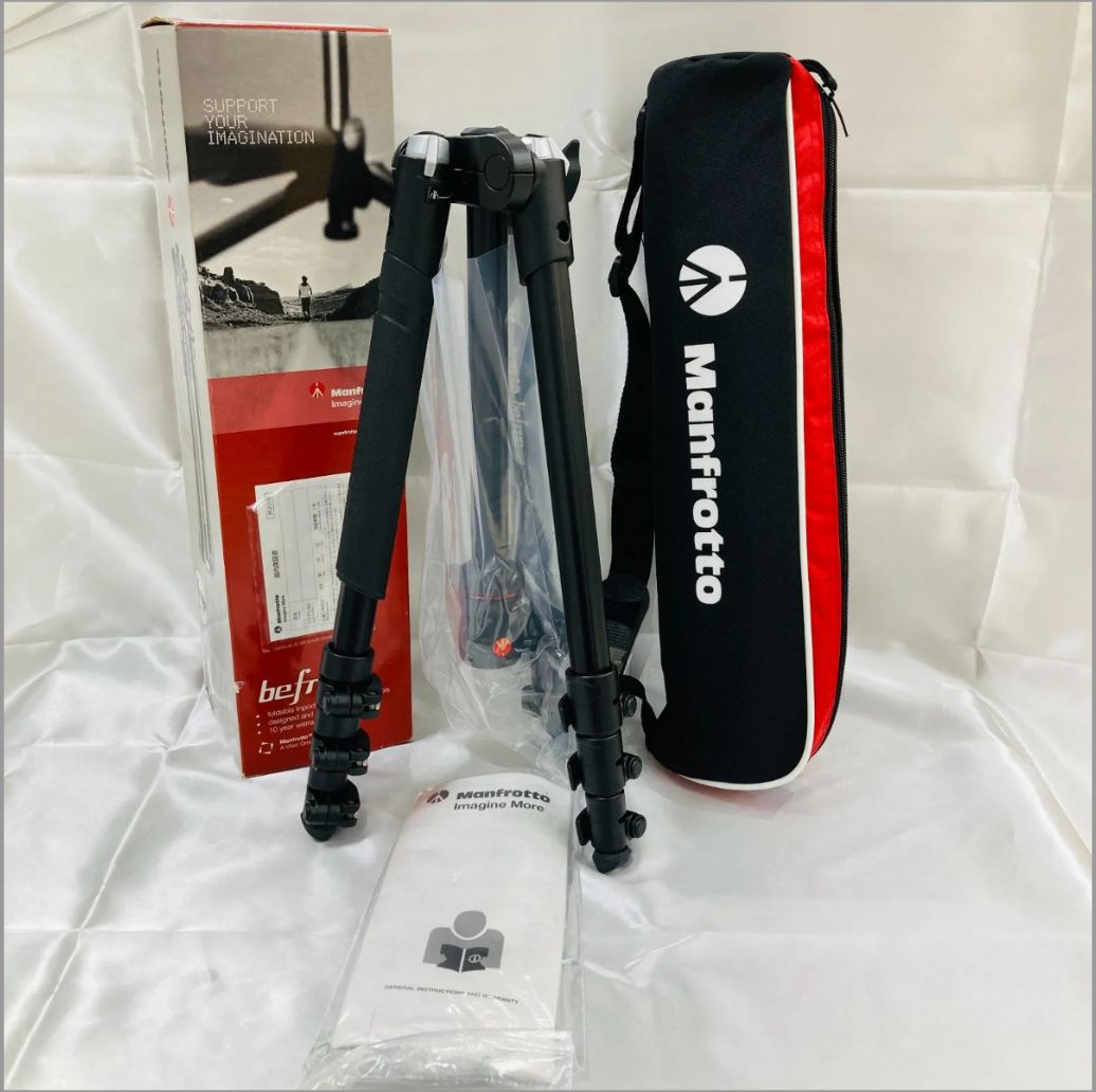 A【箱付き】Manfrotto befree マンフロット 三脚 MKBFRA4-BH ケース付き