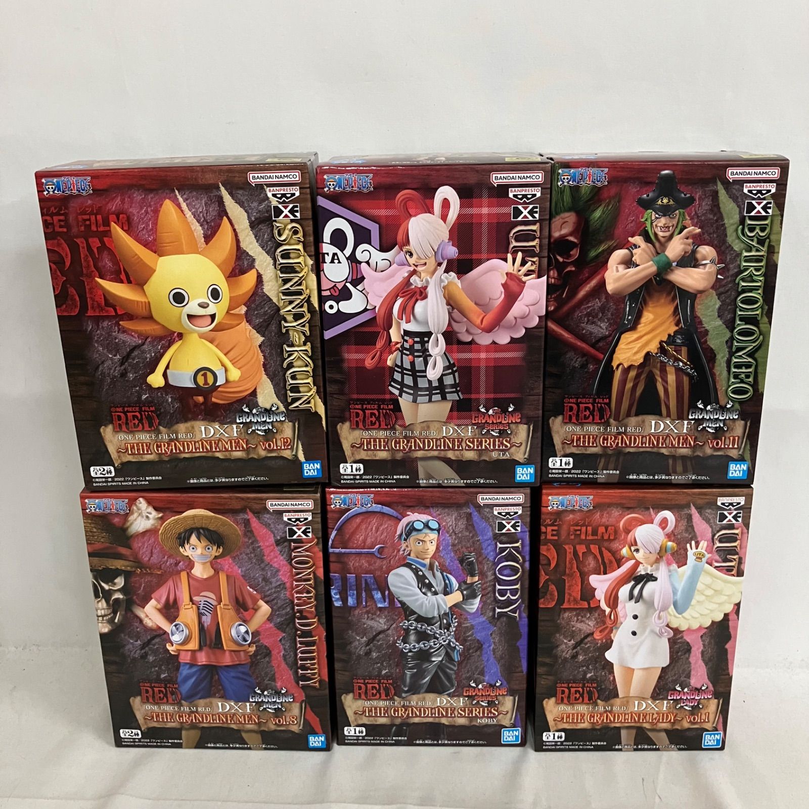 ワンピースフィギュアまとめ売りグランドラインシリーズ　DXF計39体セット 未開封 ワンピース DXF THE GRANDLINE SERIES まとめ フィギュア 6個