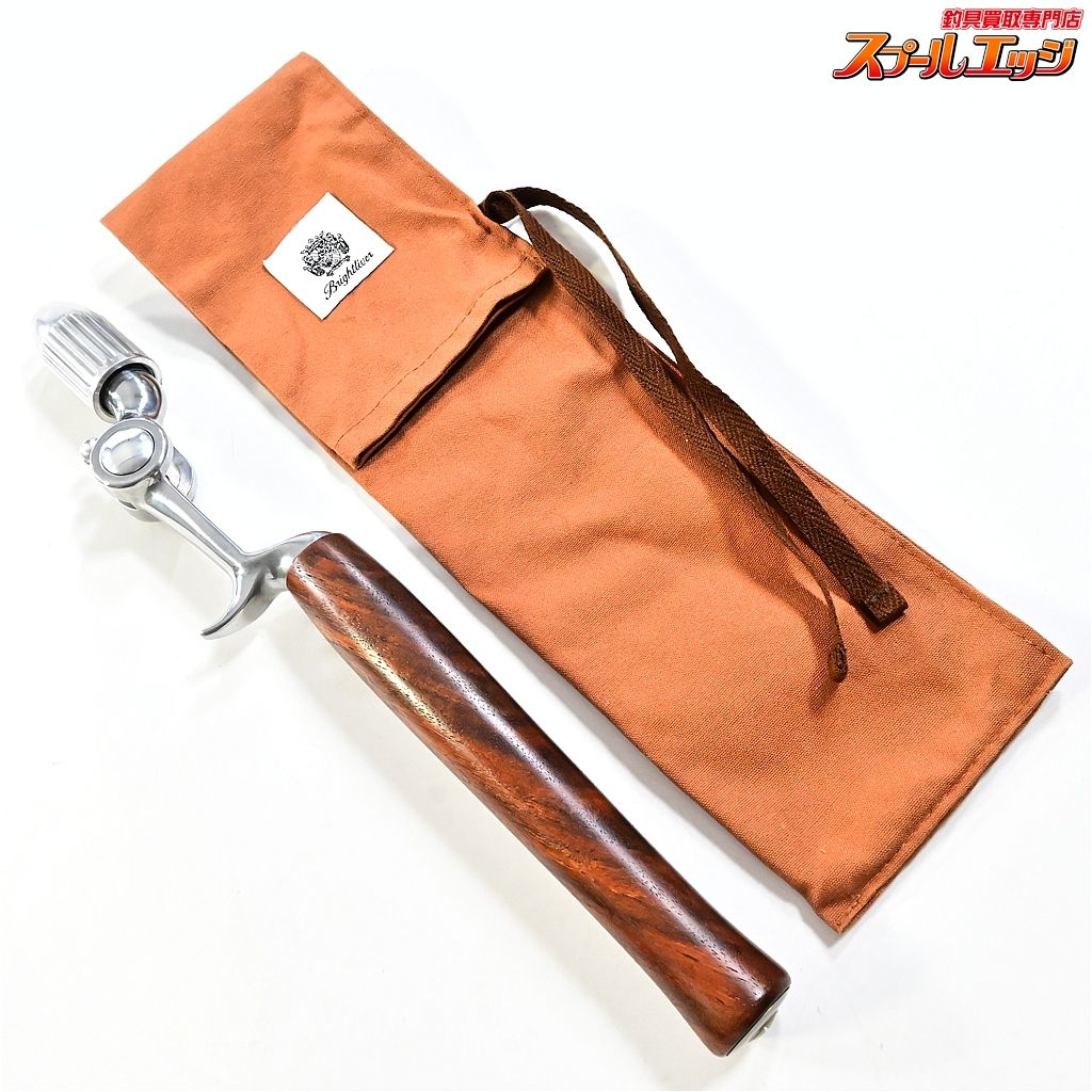 ★☆【ブライトリバー】 アイスポット ポリッシュシルバー セミダブル ウォルナットハンドル装着 BRIGHTLIVER Eyespot K_060★☆e09281