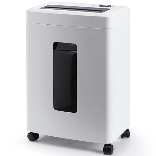 シュレッダー 電動 家庭用 静音: 業務用 マイクロカット マイクロクロスカット しゅれったー電動 2x15mm 細断枚数10枚 連続細断45分 カード細断対応 18L大容量 過熱保護 コンパクト設計 個人情報保護 小規模オフィス/教育機関/ 993611db