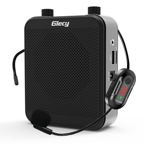 拡声器 ワイヤレス拡声器 無線拡声器 ポータブル 小型メガホン30W USB microSD 対応 拡声器ハンズフリー 有線とワイヤレスUHFマイク付き 広範に教師の教育、イベント、会議、屋外、選挙、講演、販売などに最適（日本語説明書付き）w 25e96c42