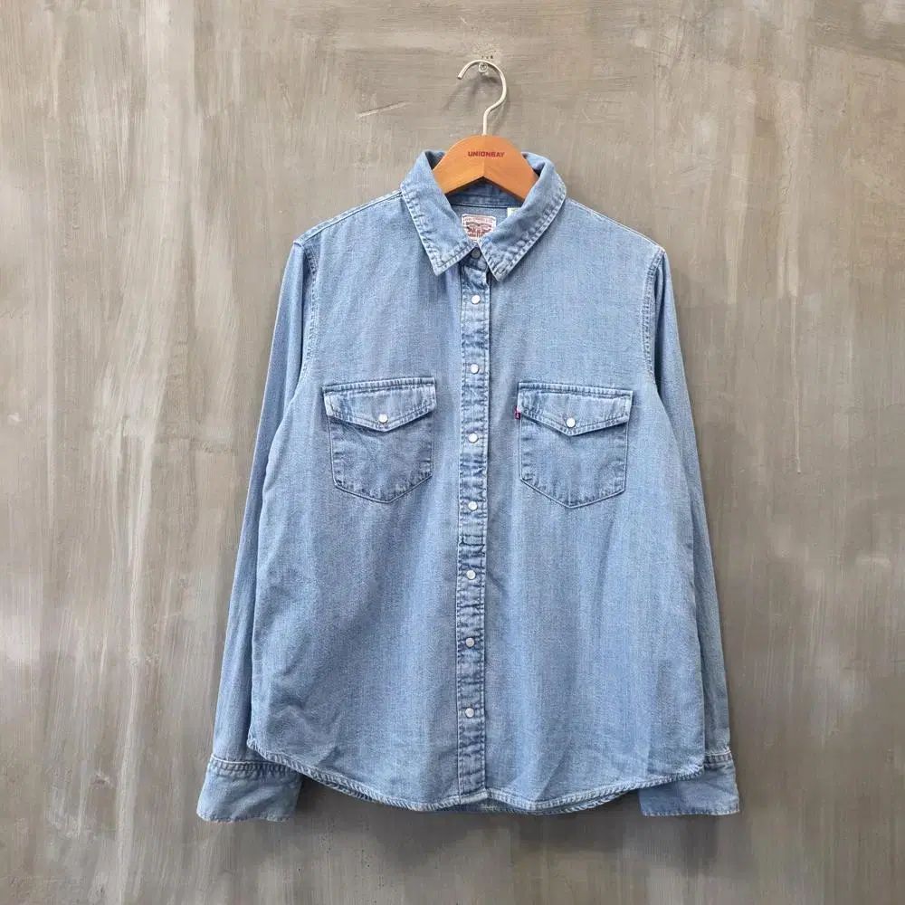 リーバイス ライトブルー デニム シャツ/レディース(M)/ST3319/新品 