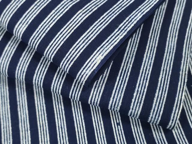 平和屋着物●極上　夏物　竺仙鑑製　浴衣　反物　着尺　間道　綿　証紙付き　逸品　未使用　DZAA12025kh6
