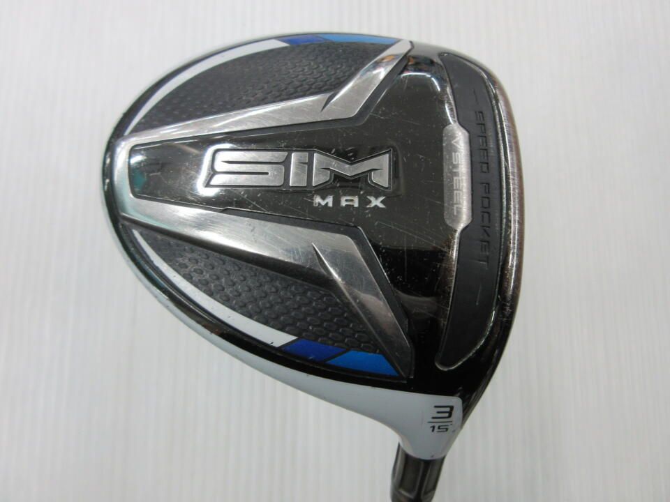 テーラーメイド　SIM MAX　15度　TENSEI BLUE TM50　Sフレックス　フェアウェイウッド　中古　ゴルフドゥ！美里店【最短即日発送】