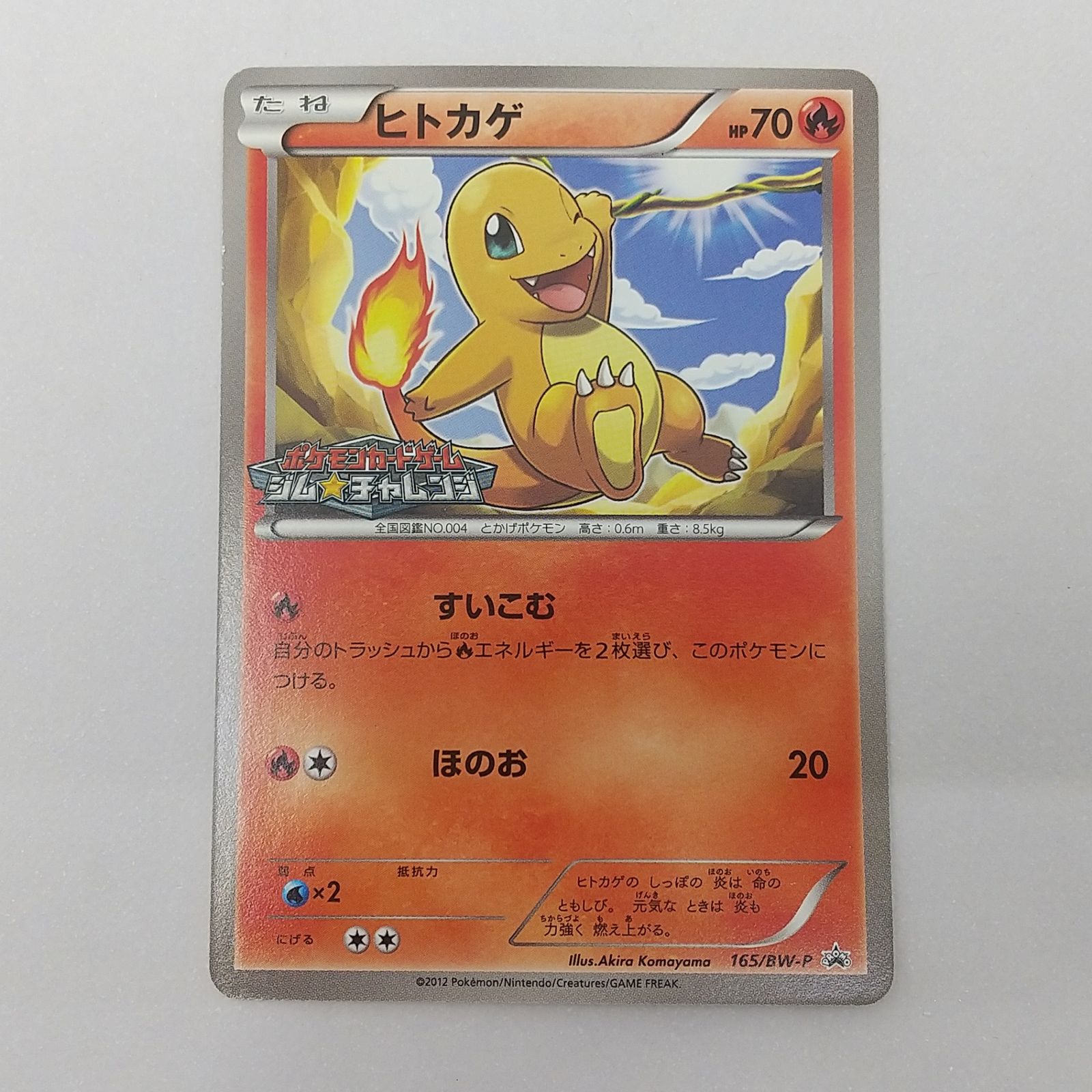 ポケカ ヒトカゲ プロモ[P] 165/BW-P ポケモンカード トレカ