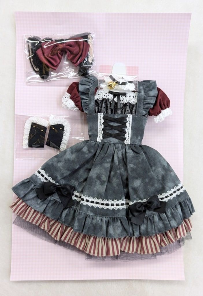 アゾン 50cmドールコスチューム 50月夜のいたずら猫メイドセット