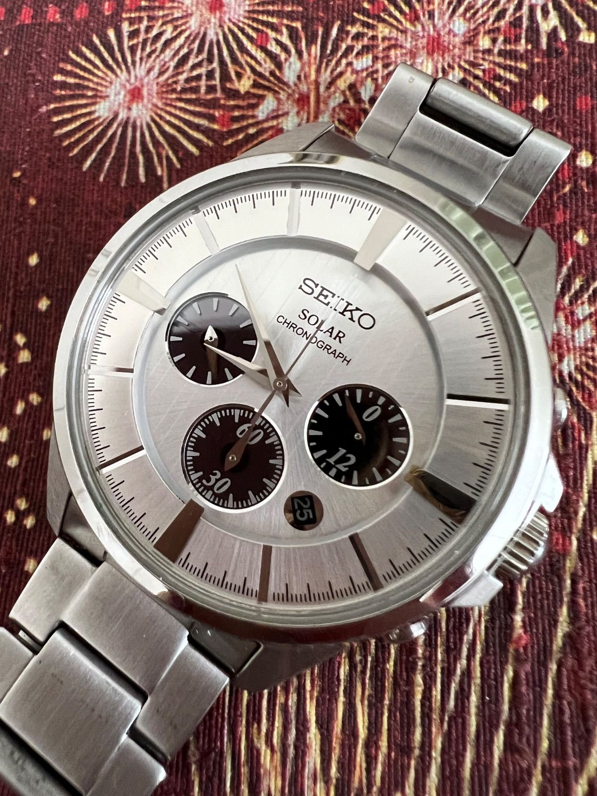 セイコー　SEIKO☆クロノグラフ☆ソーラー☆ルパン　コラボ☆五右衛門☆限定品　時計