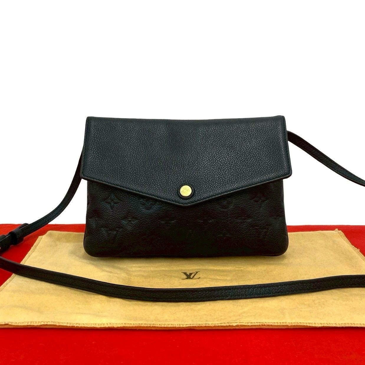 極 美品 袋付き LOUIS VUITTON ルイヴィトン トワイス モノグラム アン 