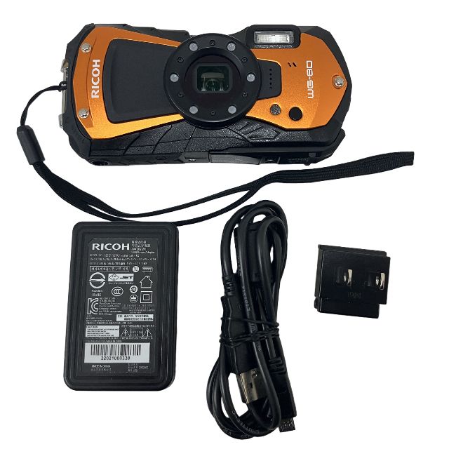 RICOH WG-80 デジタルカメラ 防水 防塵 耐衝撃 デジカメ リコー 中古 O11217328