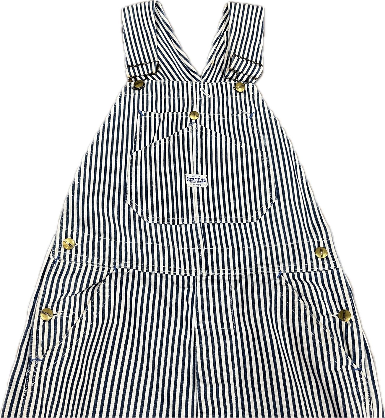 BLUE STRIPE WORK WEAR 40s-50s HERCULES HICKORY OVERALL “UNION MADE”