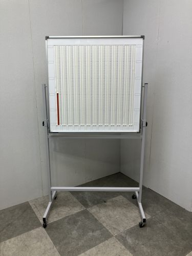 【中古品】 脚付片面グラフ表示ボード ホワイト