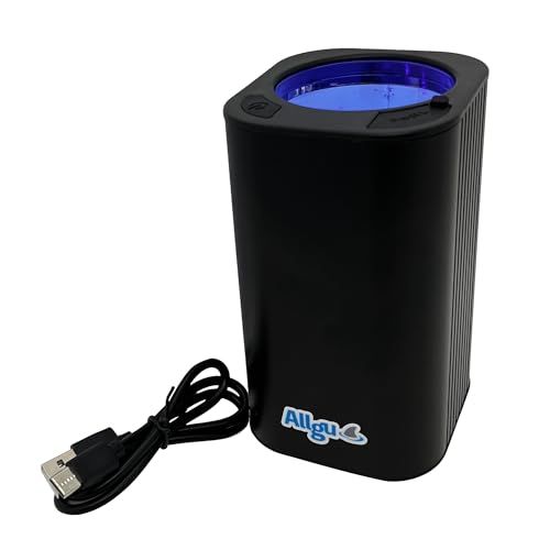【新品】Allgu 超強力蓄光器 UV（紫外線）LEDライト GLOWSTRIKE-S USB充電式 バッテリー内蔵 ブラック グロー/夜光蓄光 メタルジグ用 イカメタル用 タチウオテンヤ用 2bd8771e