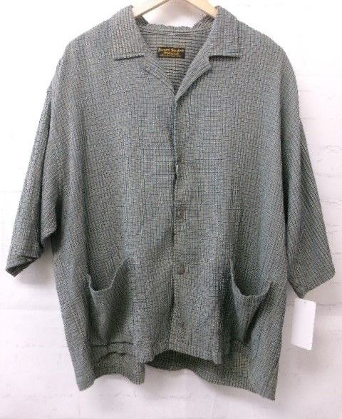 【中古】JOURNAL STANDARD ｼﾞｬｰﾅﾙｽﾀﾝﾀﾞｰﾄﾞ ﾐﾆﾁｪｯｸﾘﾗｯｸｽｵｰﾌﾟﾝｶﾗｰｼｬﾂ 25-051-470-6000-2-0 ｸﾞﾘｰﾝ M 991872700